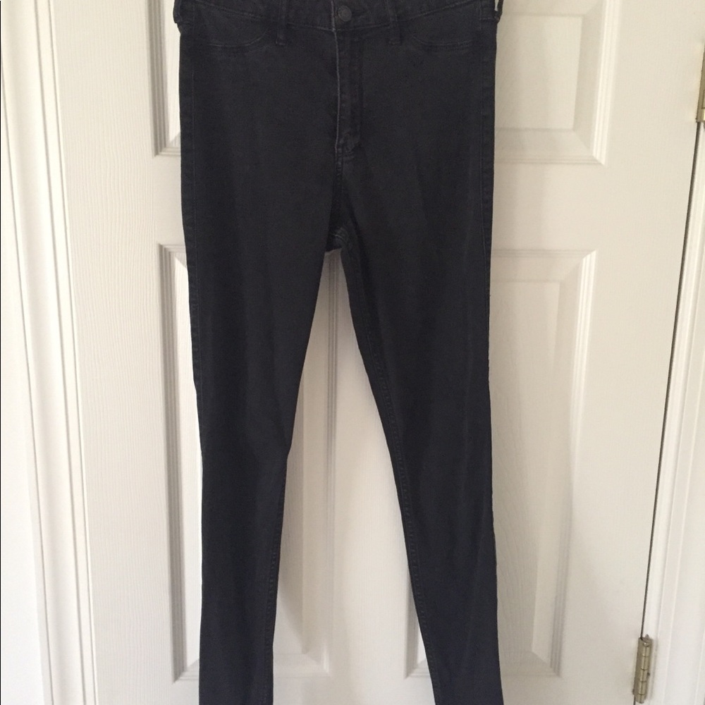 Black high waisted skinny jeggings